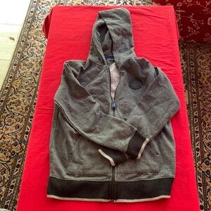 DKNY front zipper hoodie